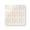 Cin Cin Corkwood Coaster Set (4-Pack) – White Cin Cin Brunch Collection Inspired Design