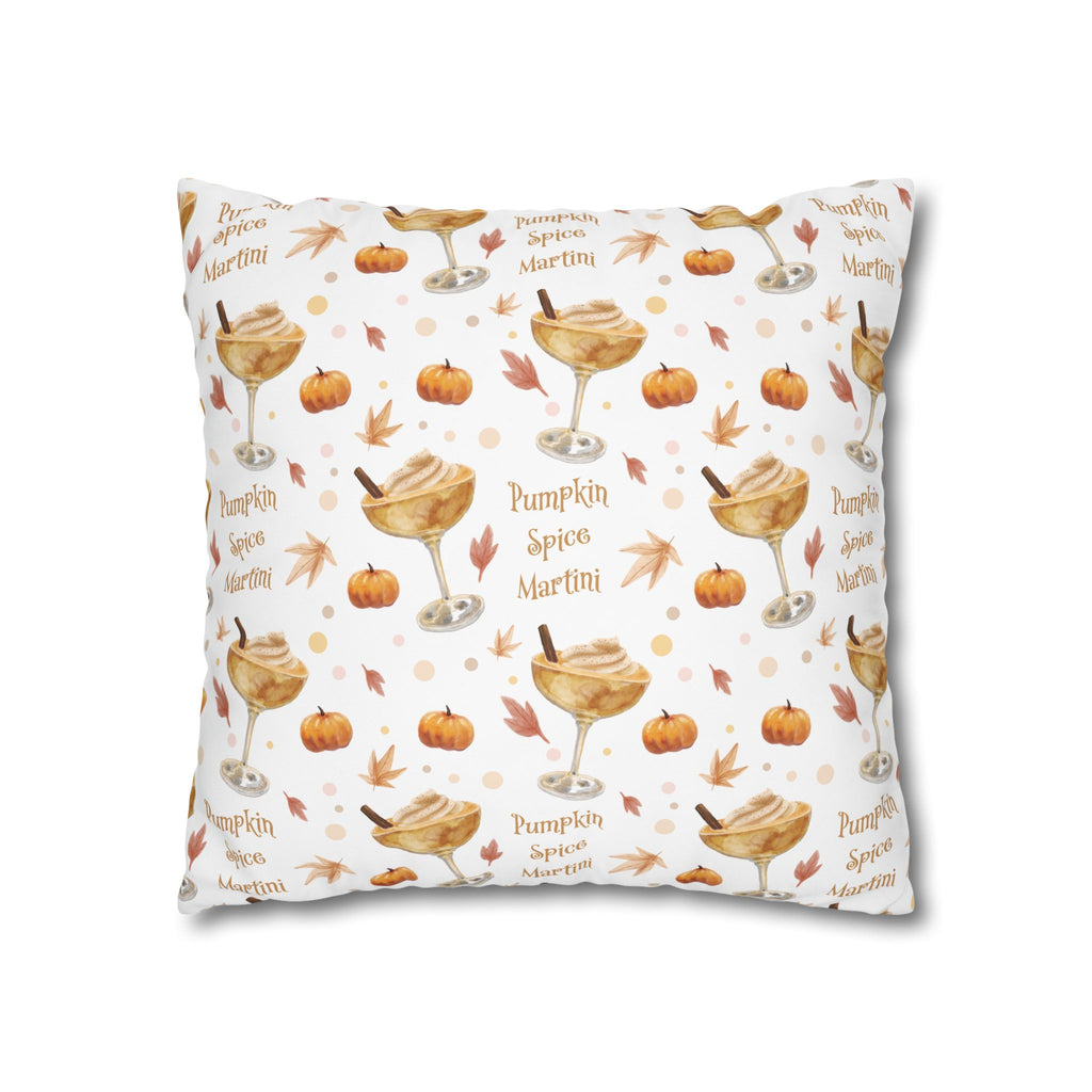 Pumpkin Spice Martini Pillowcase — White Pumpkin Collection Inspired Design