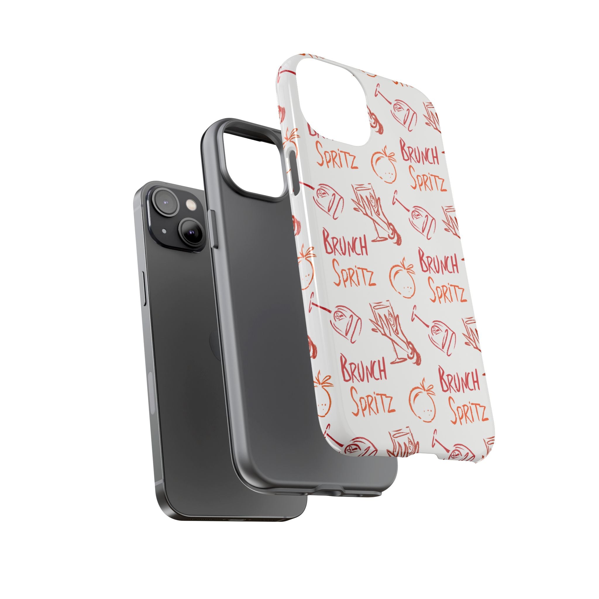 Brunch Spritz Phone Case — Red & Orange Aperol Inspired Design