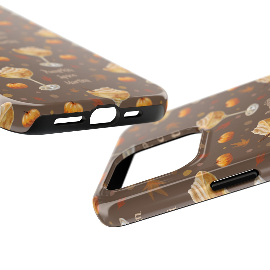 Pumpkin Spice Martini Tough Phone Case — Brown Pumpkin Collection Inspired Design