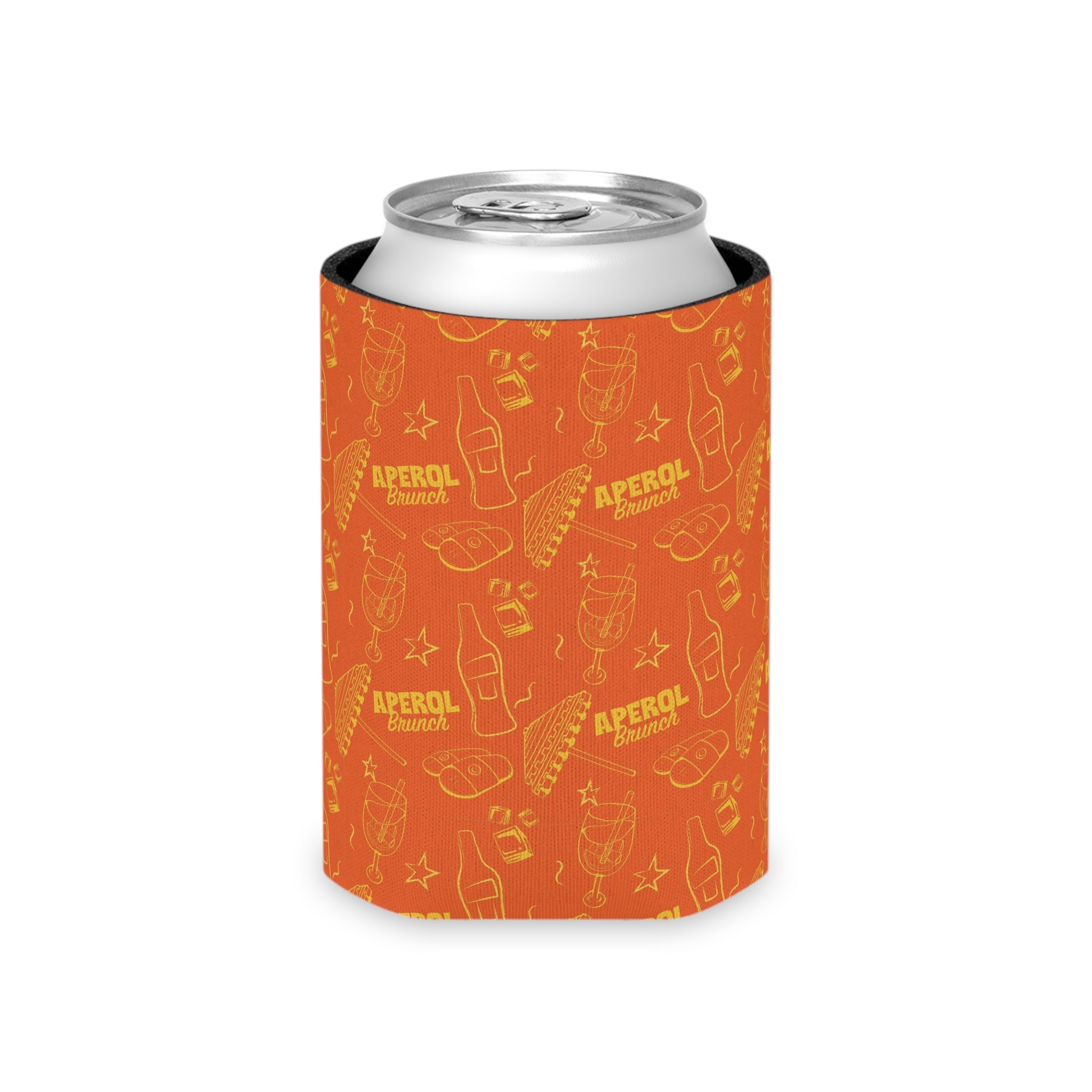 Aperol Spritz Can Cooler — Orange and Yellow Brunch Collection Inspired Design