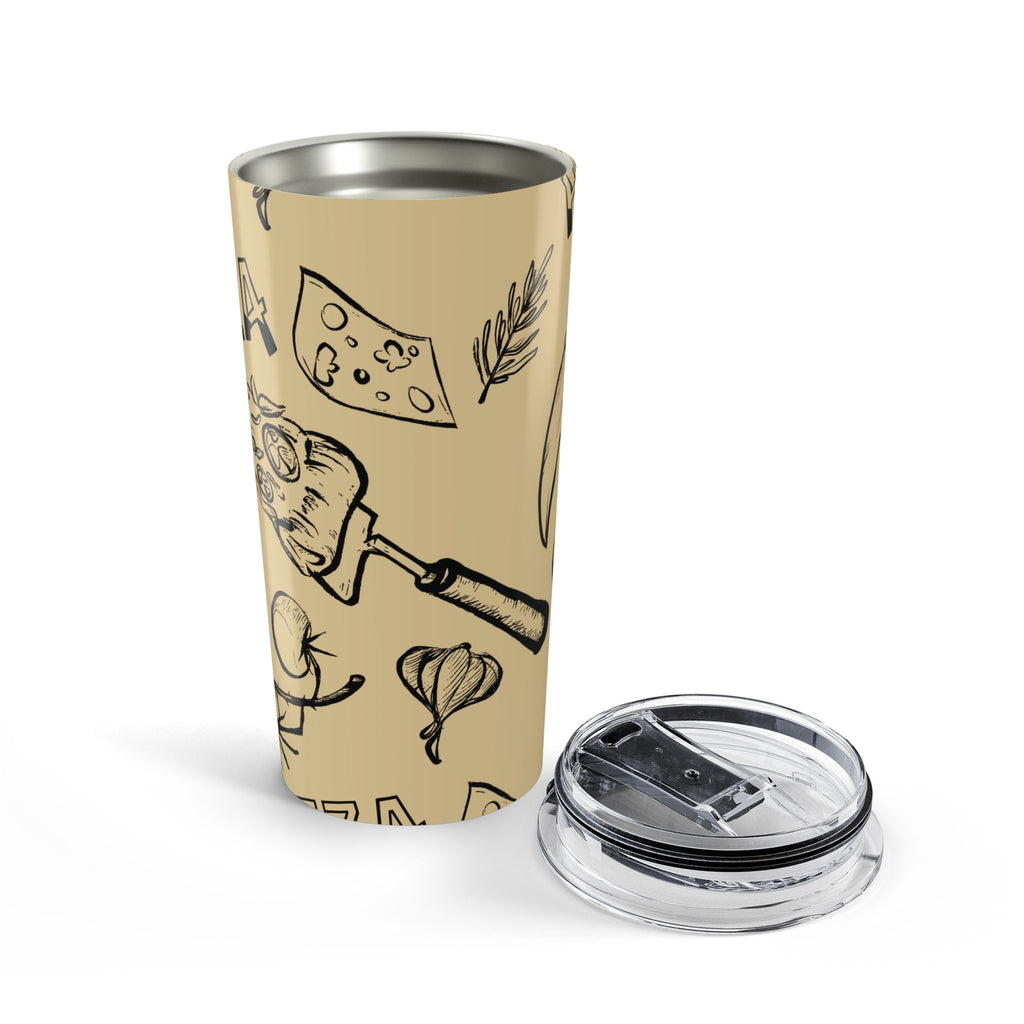 Pizza Doodle 20oz Tumbler - Italian Vibes Travel Mug
