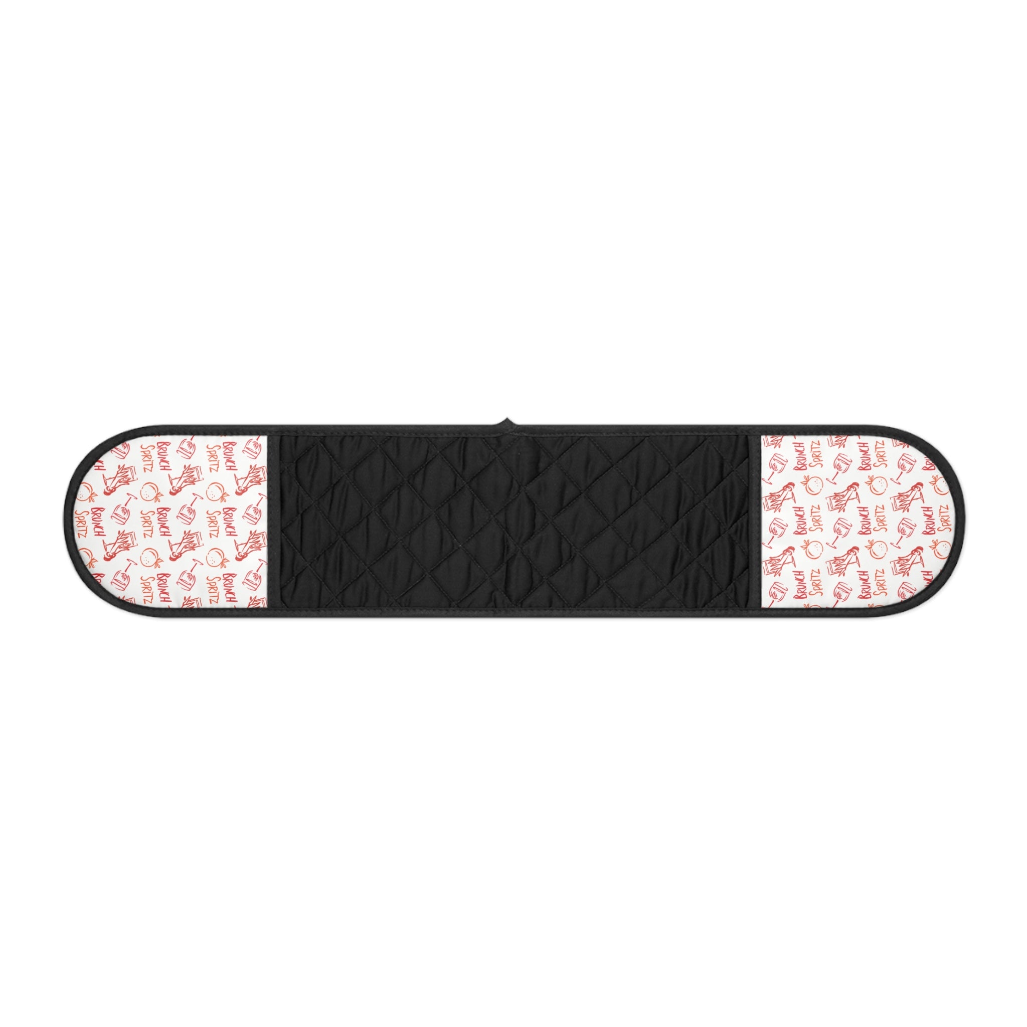Brunch Spritz Double Oven Mitt — White Mitt Kitchen Decor