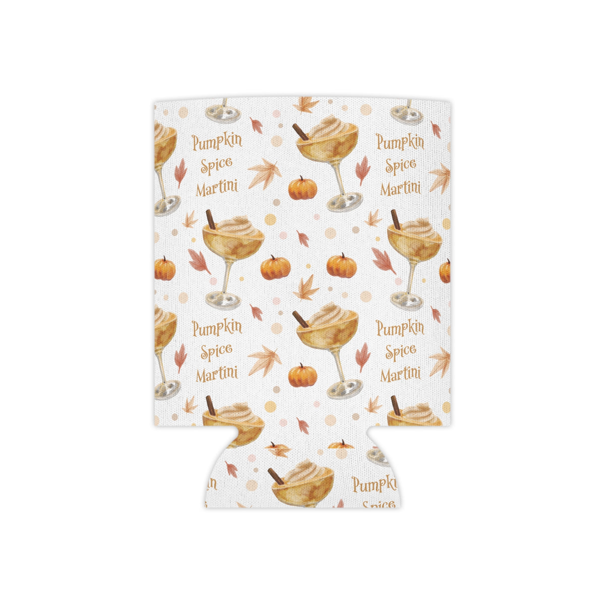 Pumpkin Spice Martini Can Cooler - White Pumpkin Collection Inspired Design