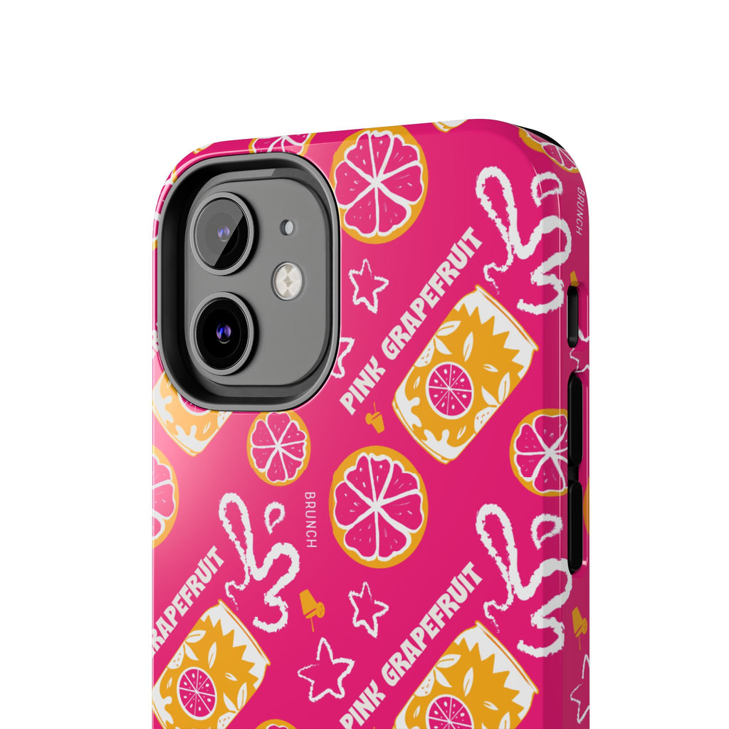 Pink Grapefruit Fruit CollectionTough Phone Case — Pink Aperol Inspired Design