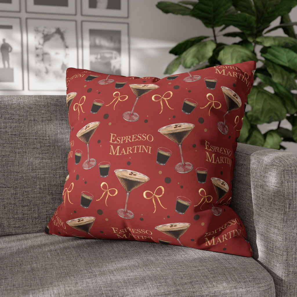 Espresso Martini Pillowcase — Red Espresso Collection Inspired Design