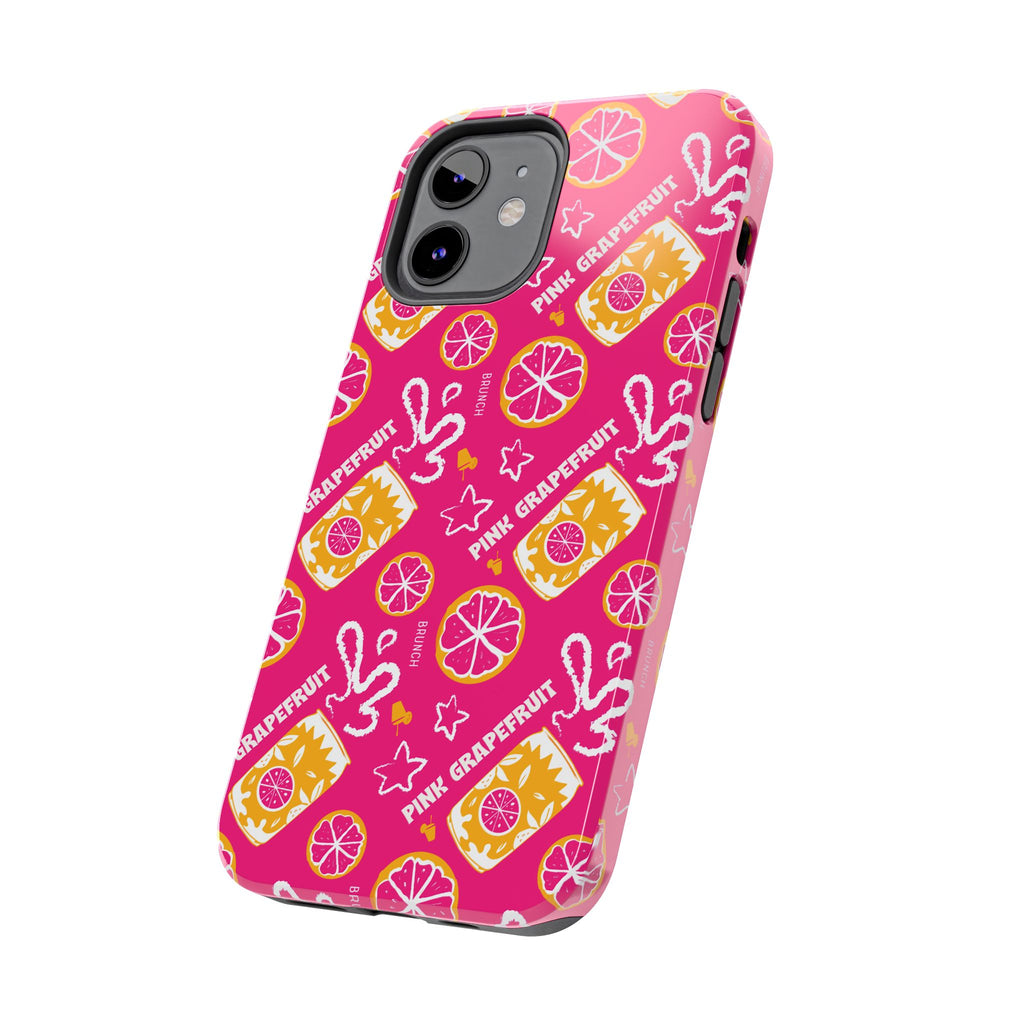 Pink Grapefruit Fruit CollectionTough Phone Case — Pink Aperol Inspired Design