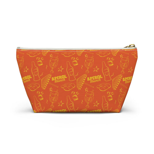 Aperol Brunch Accessory Pouch — Orange Aperol Inspired Design