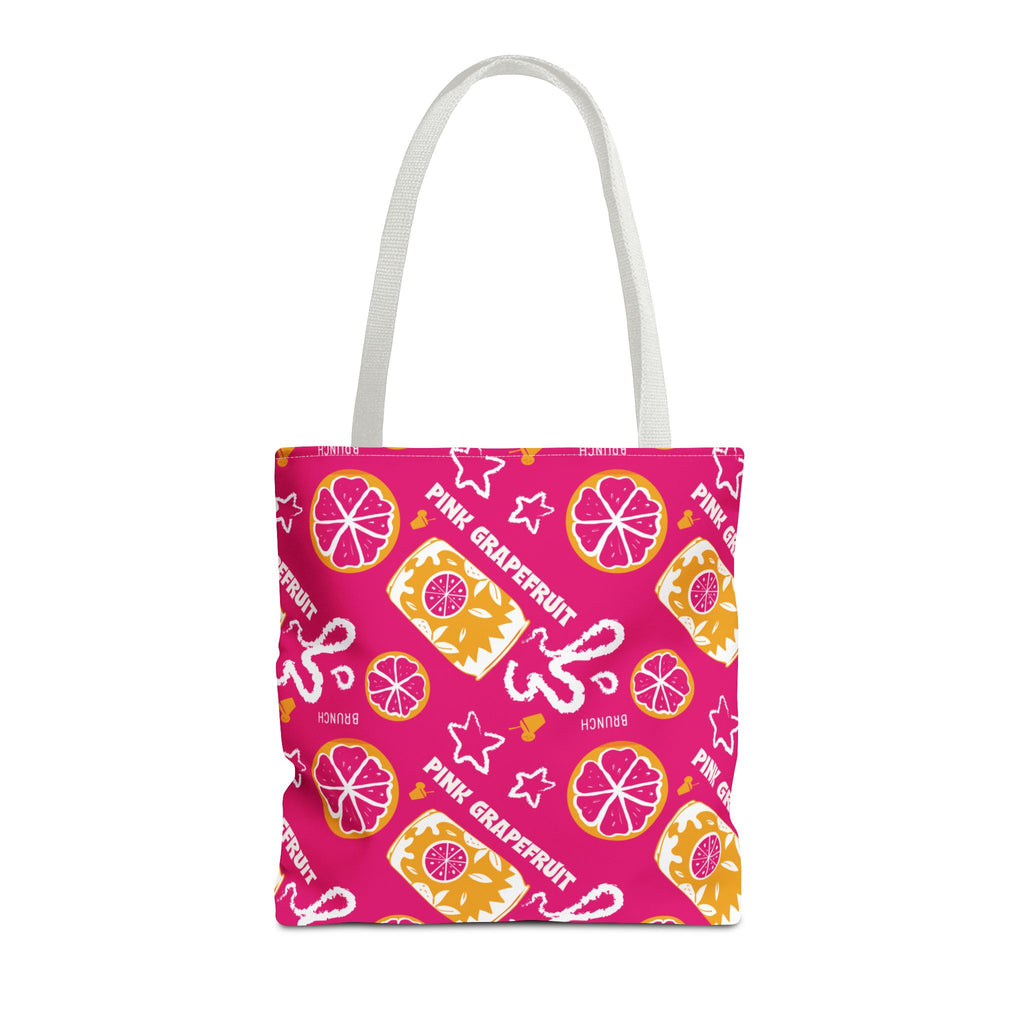 Pink Grapefruit Fruit Brunch Tote Bag — Pink Aperol Inspired Design