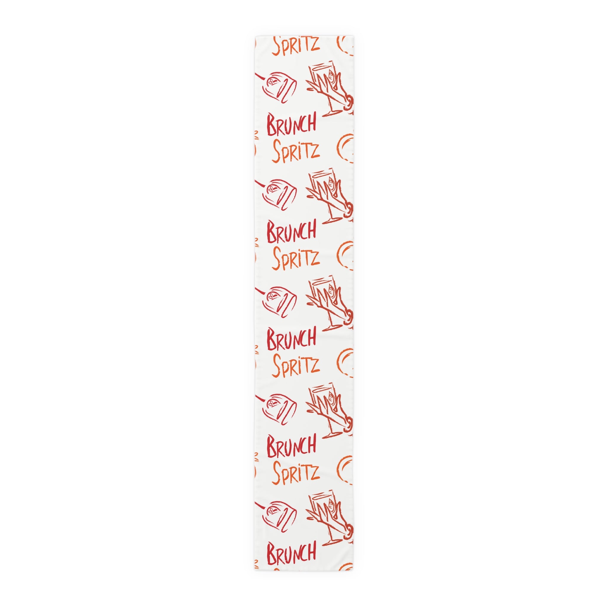 Brunch Spritz Table Runner — White Brunch Collection Inspired Design