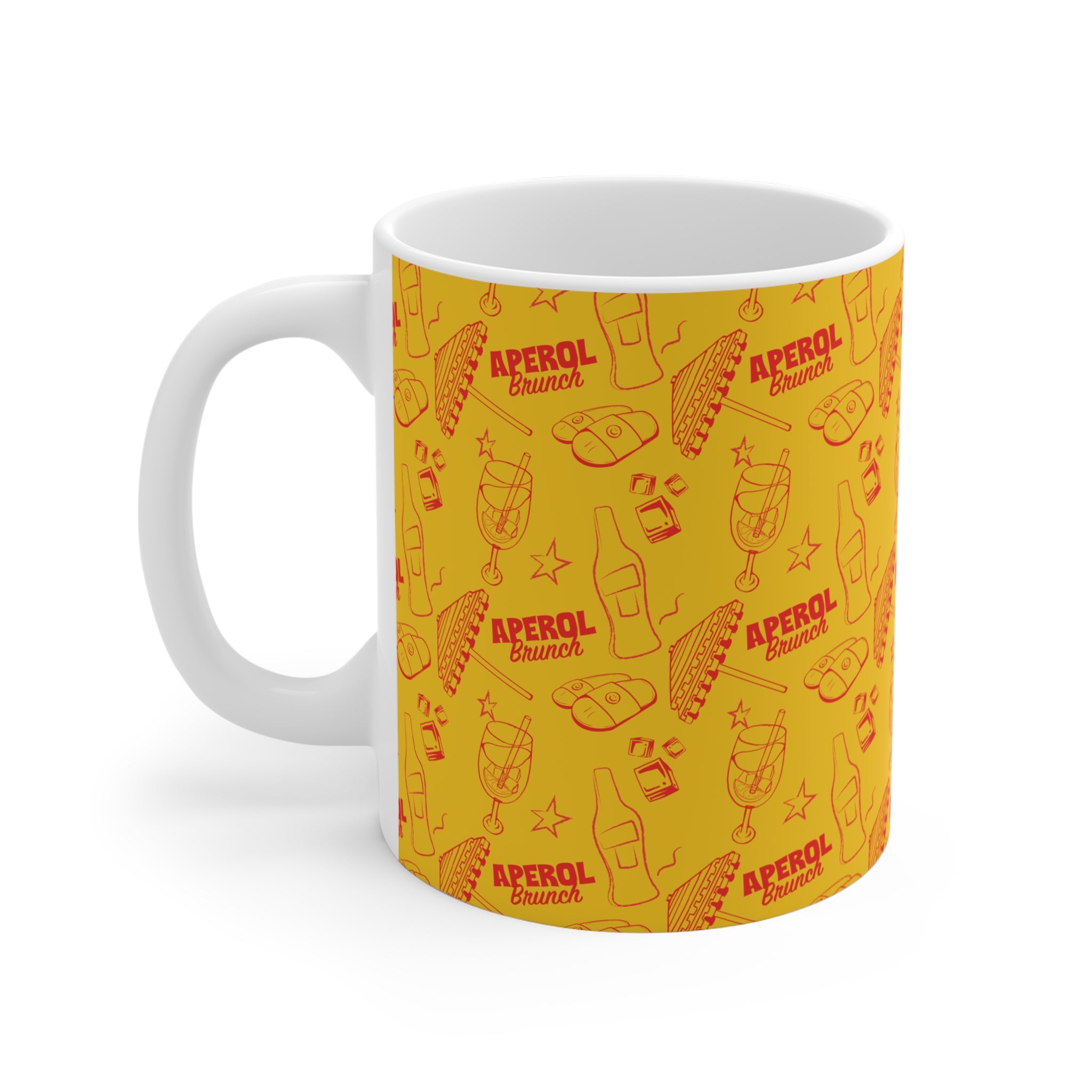 Aperol Brunch 11oz Coffee Mug — Aperol Yellow Collection Inspired Design