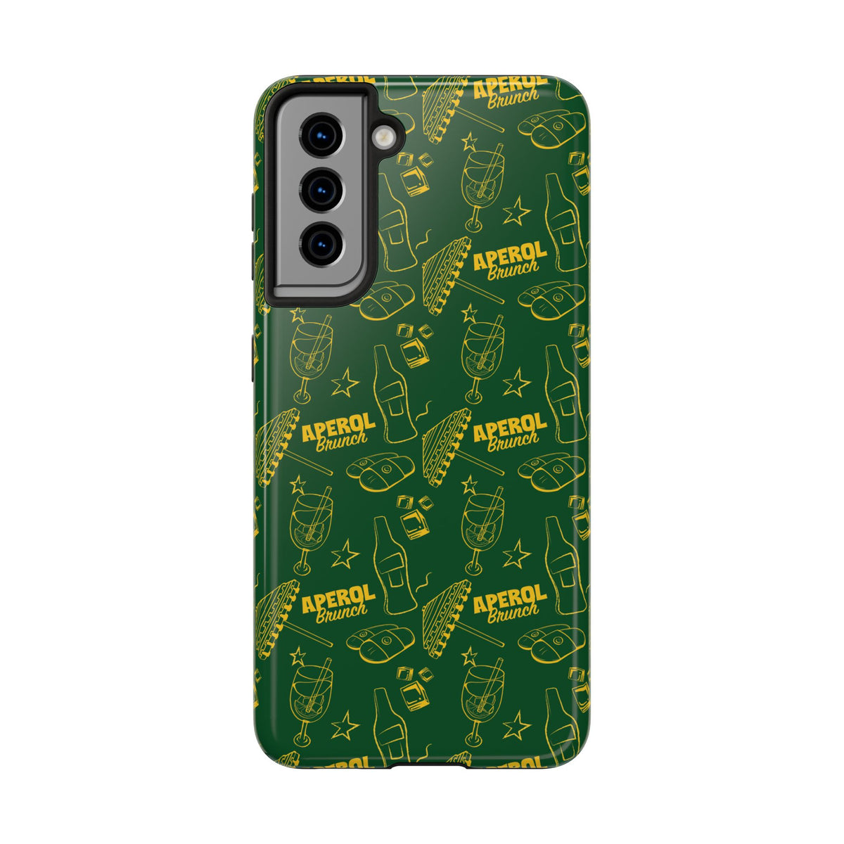 Aperol Brunch Tough Phone Case — Green Aperol Inspired Cover