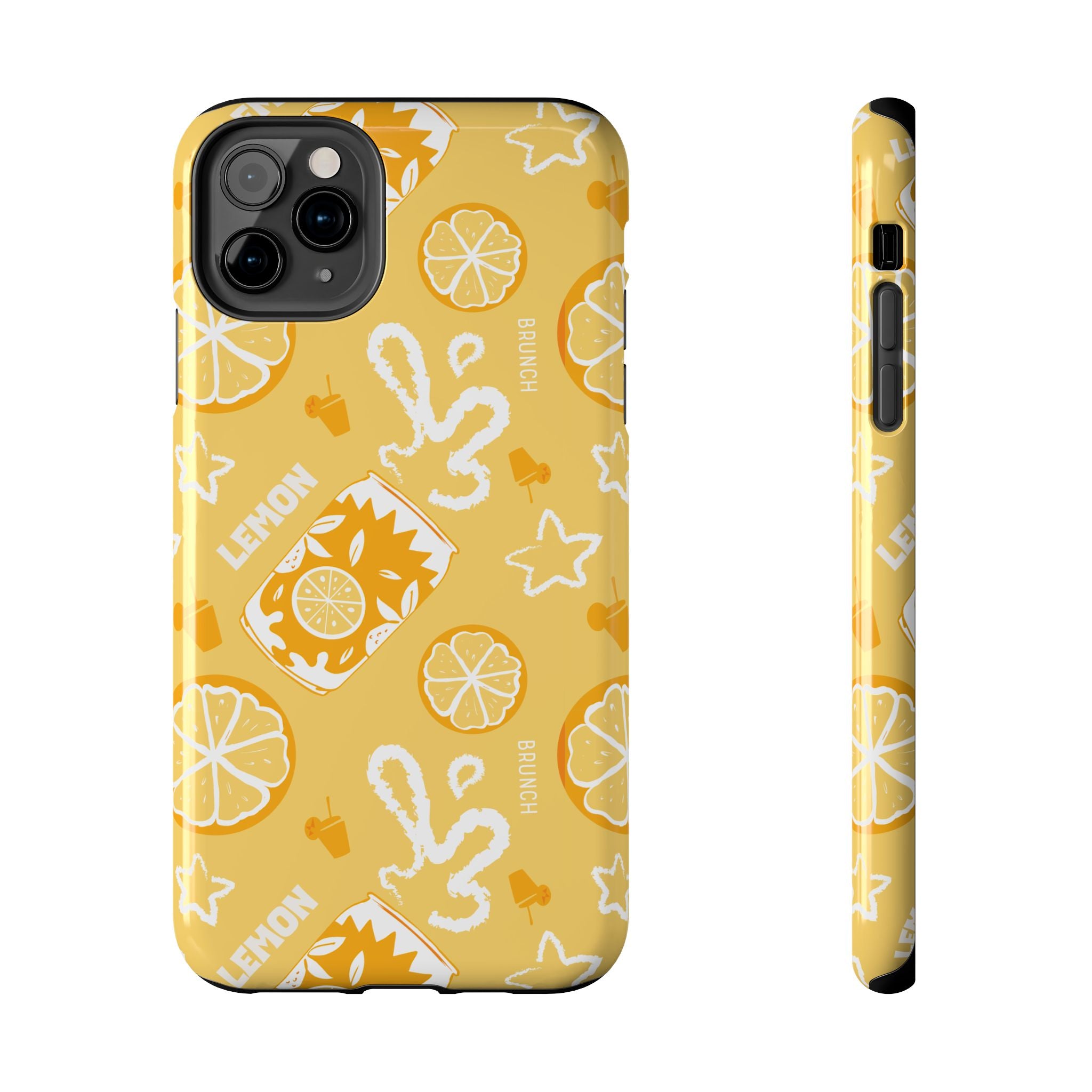 Lemon Brunch Tough Phone Case — Citrus Summer Pattern