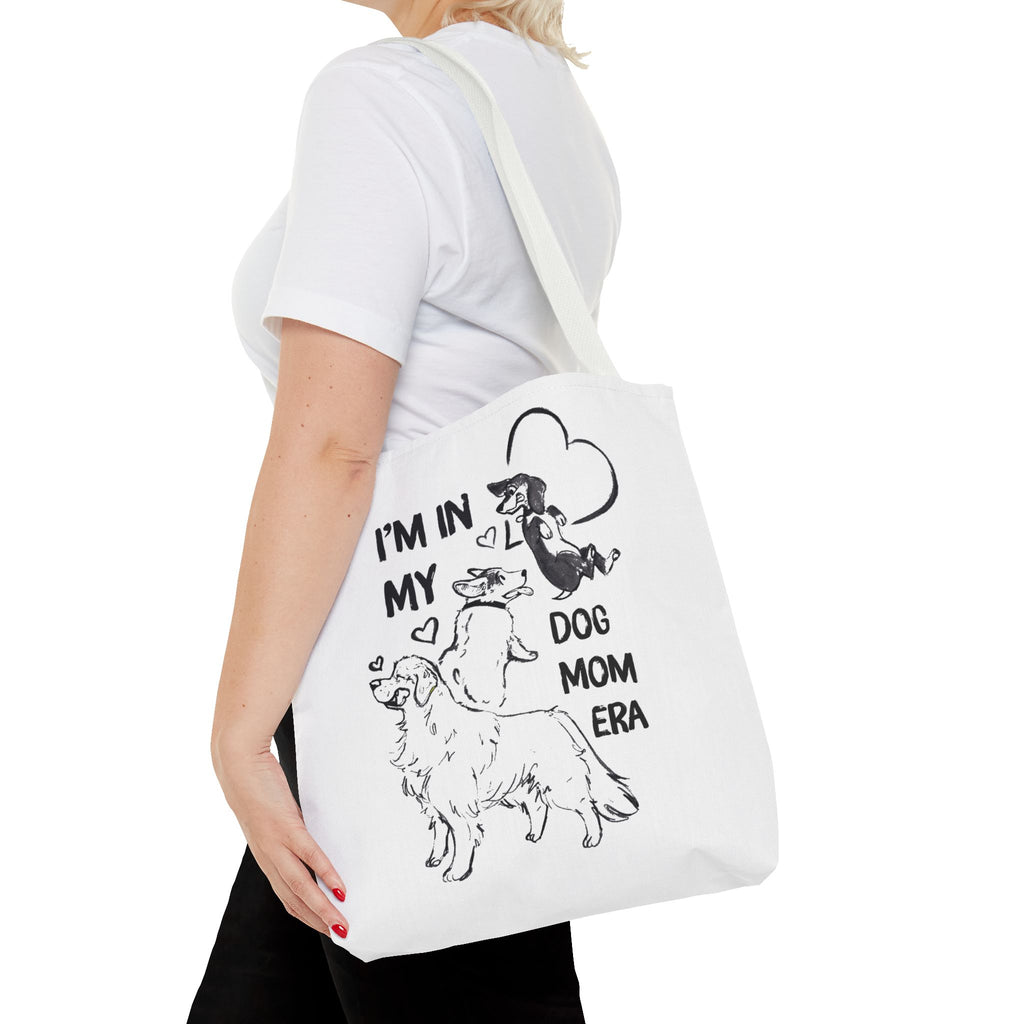 Dog Mom Era Tote Bag – Cute Puppy Tote for Dog Mom | Dog Lover Gift