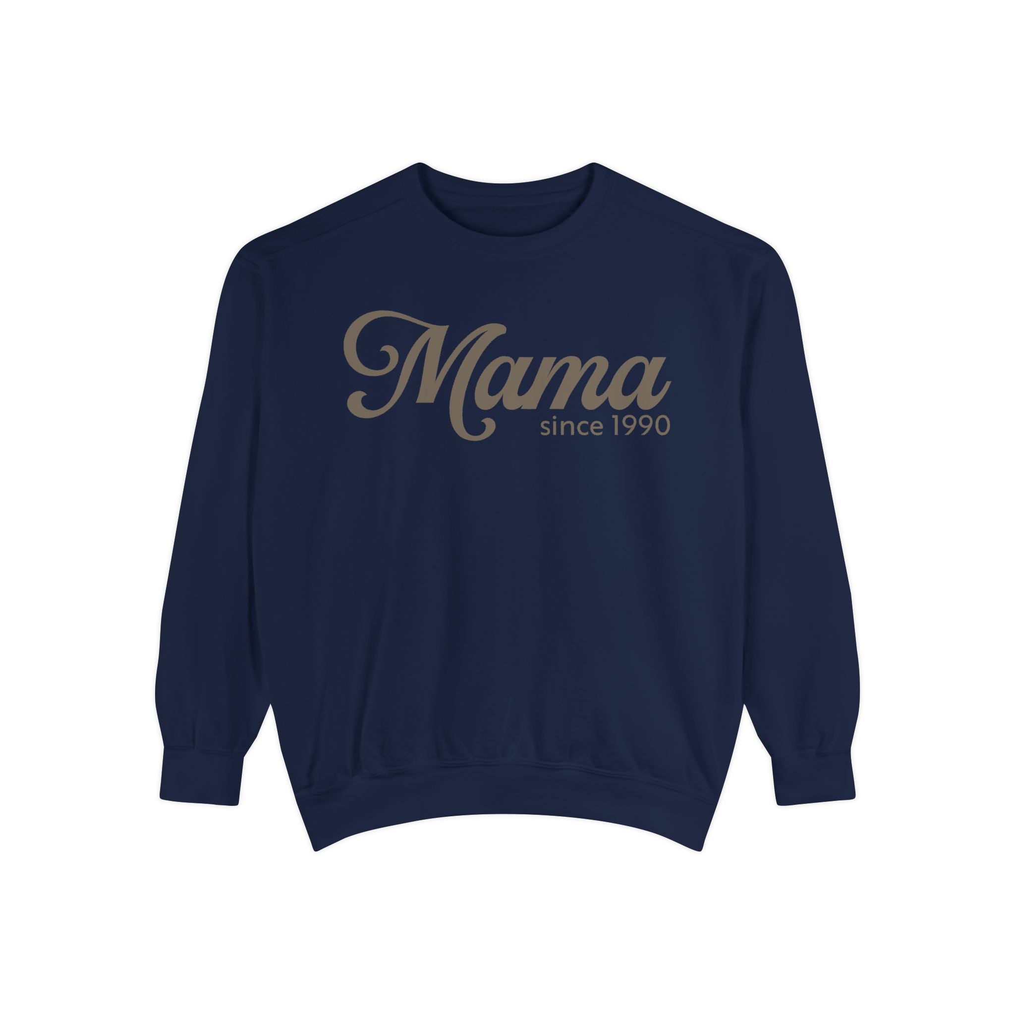 Mama Since 1990 Sweatshirt – Vintage Mom Crewneck Sweatshirt | Minimal Mama Gift for Mother’s Day