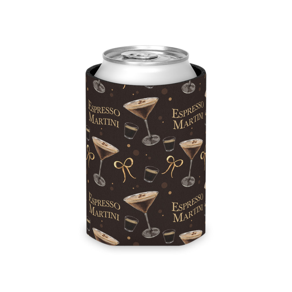 Espresso Martini Can Cooler — Dark Brown Espresso Collection Inspired Design