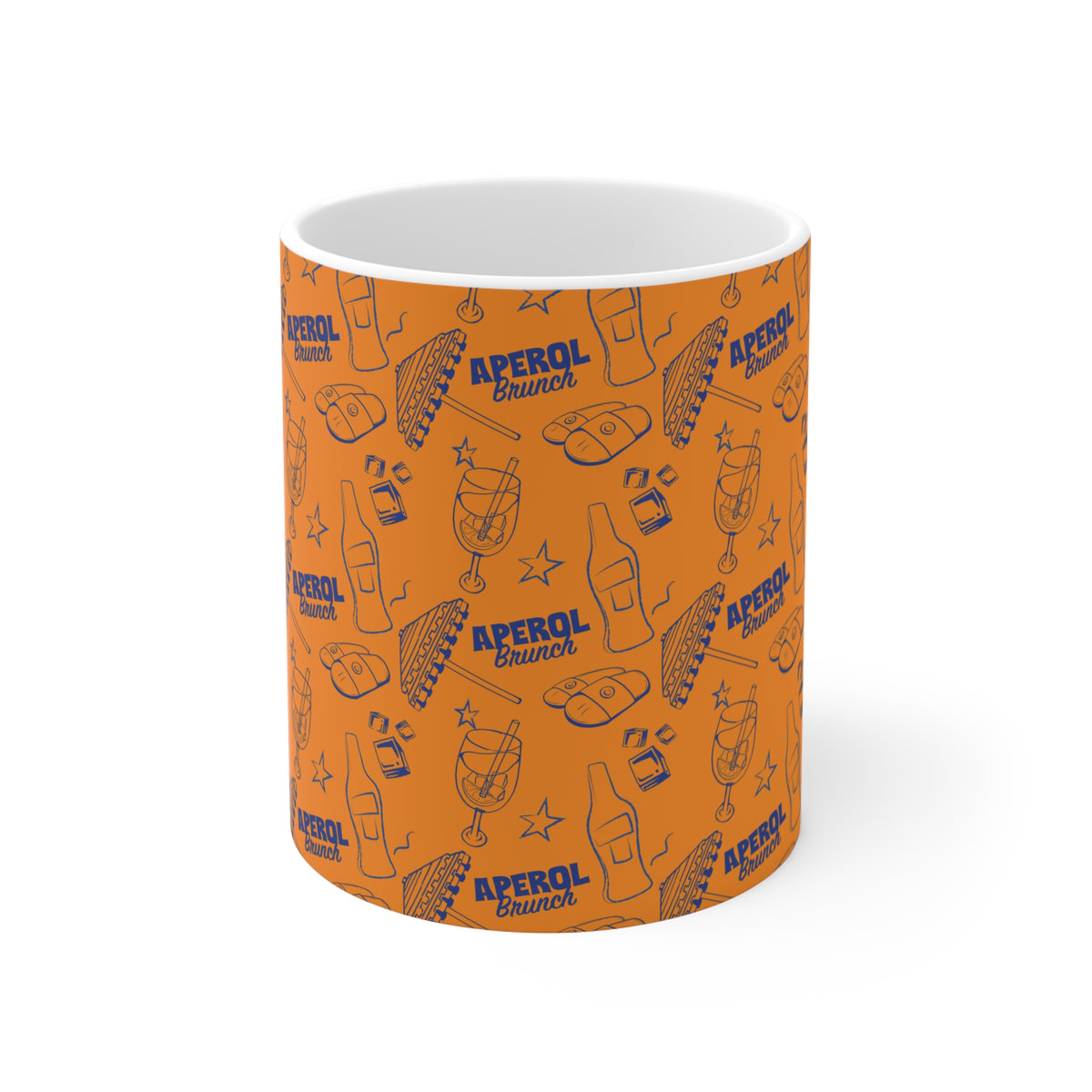 Aperol Brunch 11oz Coffee Mug — Orange Brunch Collection Inspired Design