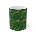 Aperol Brunch 11oz Coffee Mug — Green Brunch Collection Inspired Design