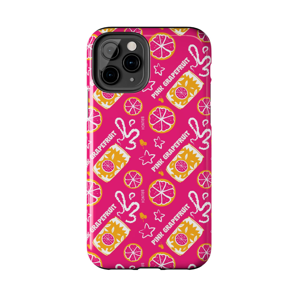 Pink Grapefruit Fruit CollectionTough Phone Case — Pink Aperol Inspired Design