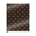 Espresso Martini Wrapping Paper Roll — Dark Brown Espresso Collection Inspired Design