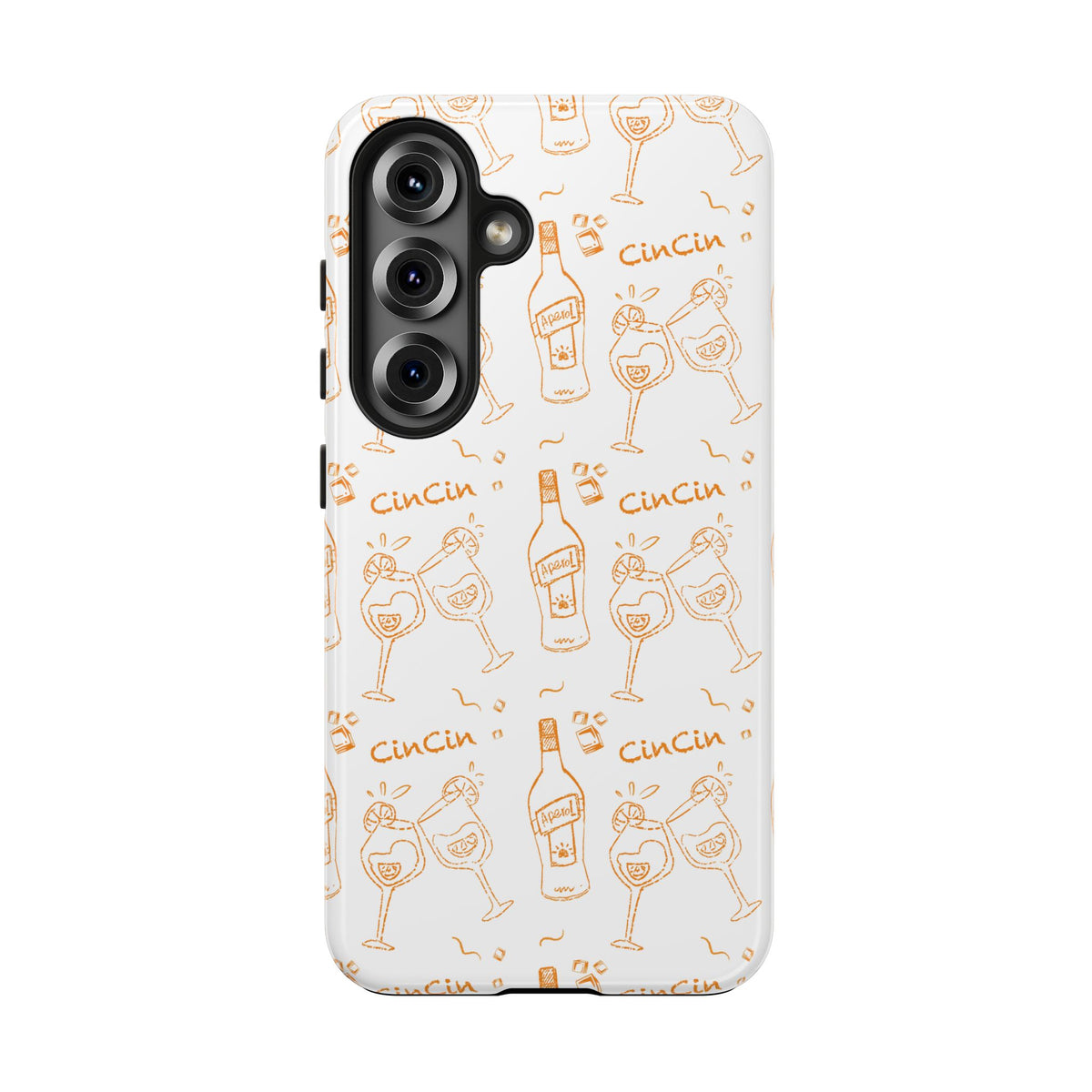 Cin Cin Spritz Tough Phone Case — White Cin Cin Brunch Collection Inspired Design