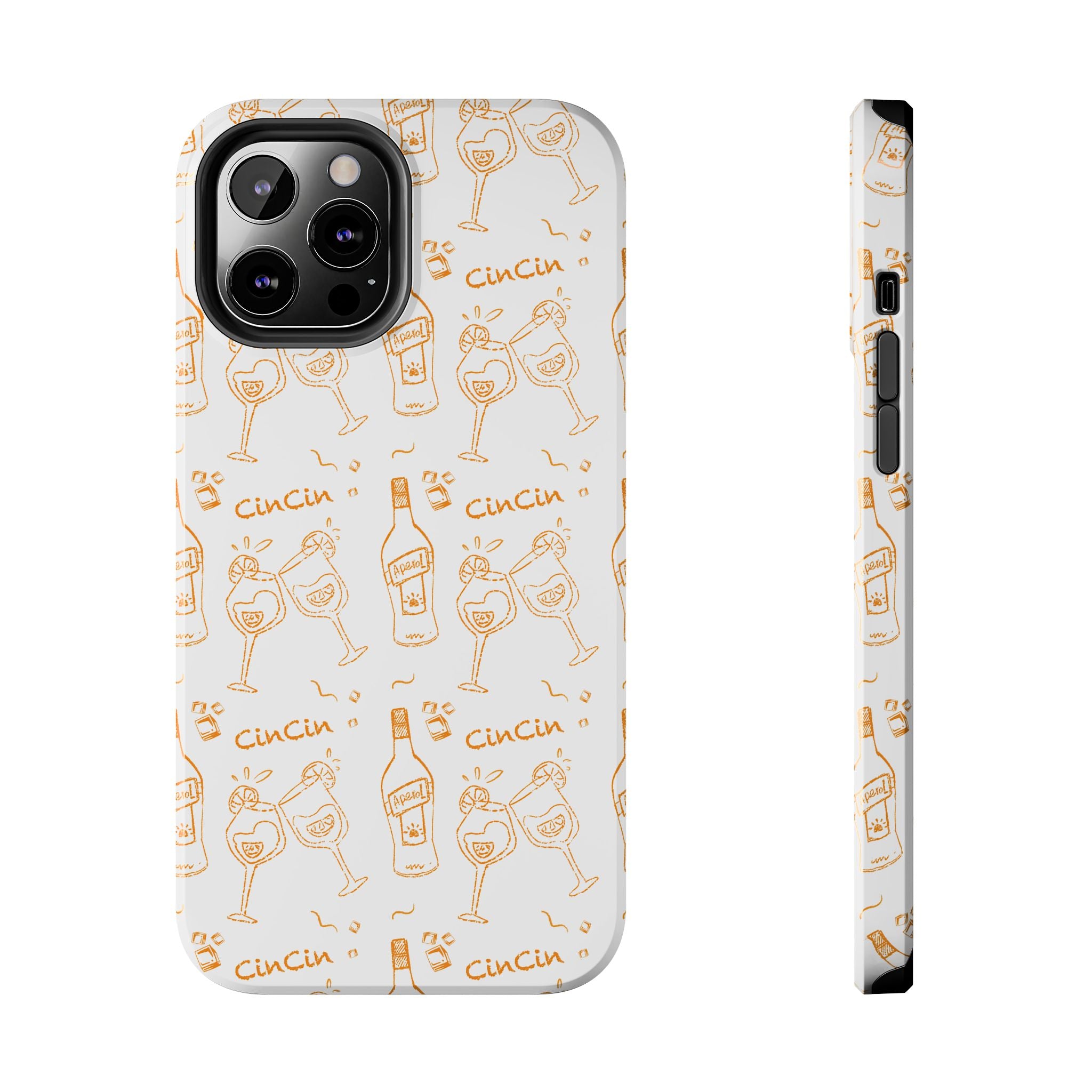 Cin Cin Spritz Tough Phone Case — White Cin Cin Brunch Collection Inspired Design