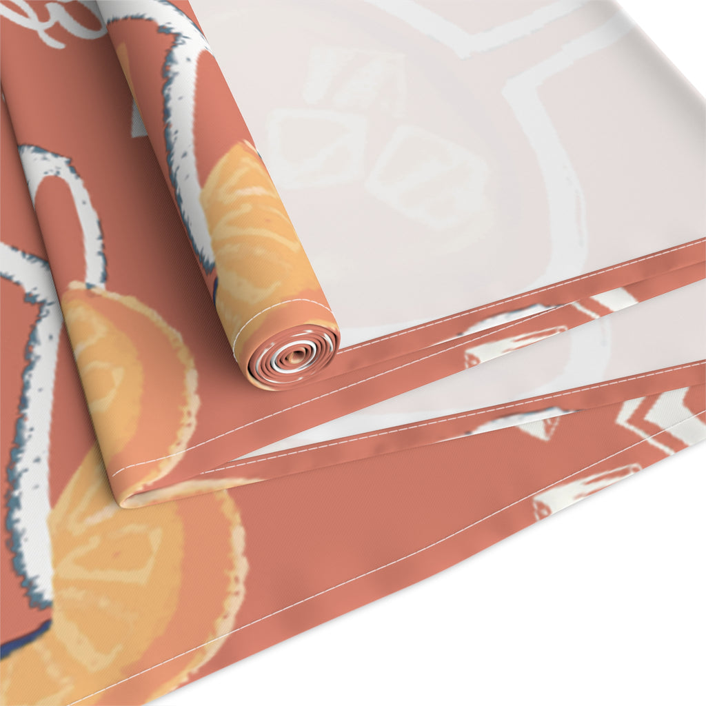Aperol Spritz Table Runner — Aperol Red Collection Inspired Design