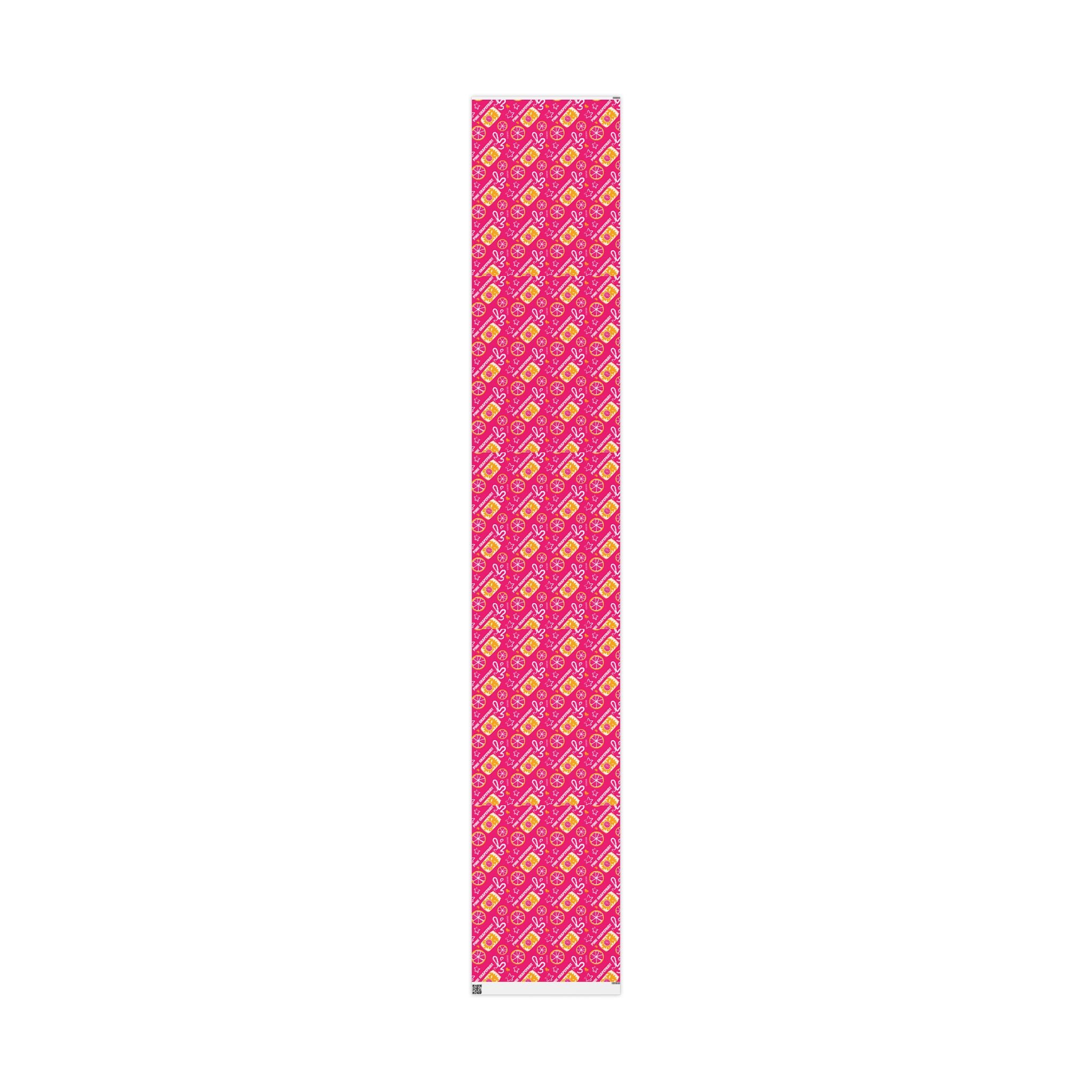 Grapefruit Fruit Brunch Peel Wrapping Paper Roll — Pink Grapefruit Brunch Collection Inspired Design