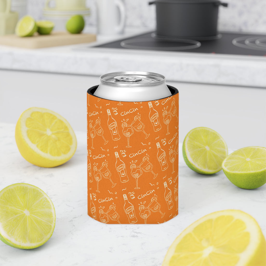 Cin Cin Orange Collection Can Cooler – Orange Aperol Inspired Design