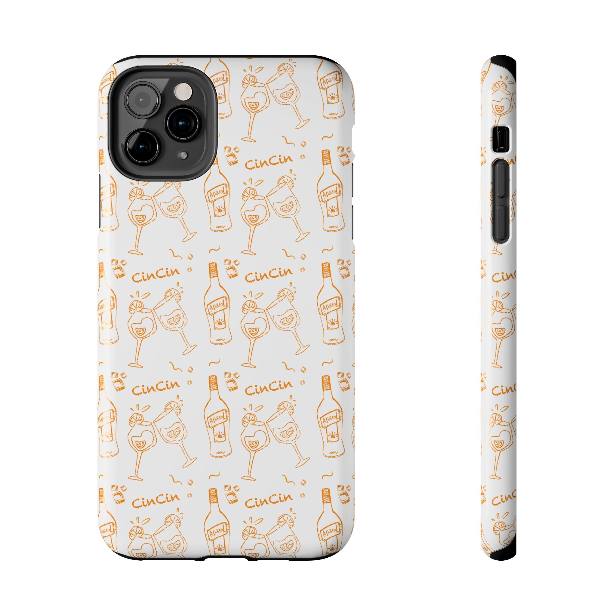 Cin Cin Spritz Tough Phone Case — Citrus Cocktail Pattern