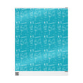 Cin Cin Peel Wrapping Paper Roll — Turquoise Cin Cin Brunch Collection Inspired Design