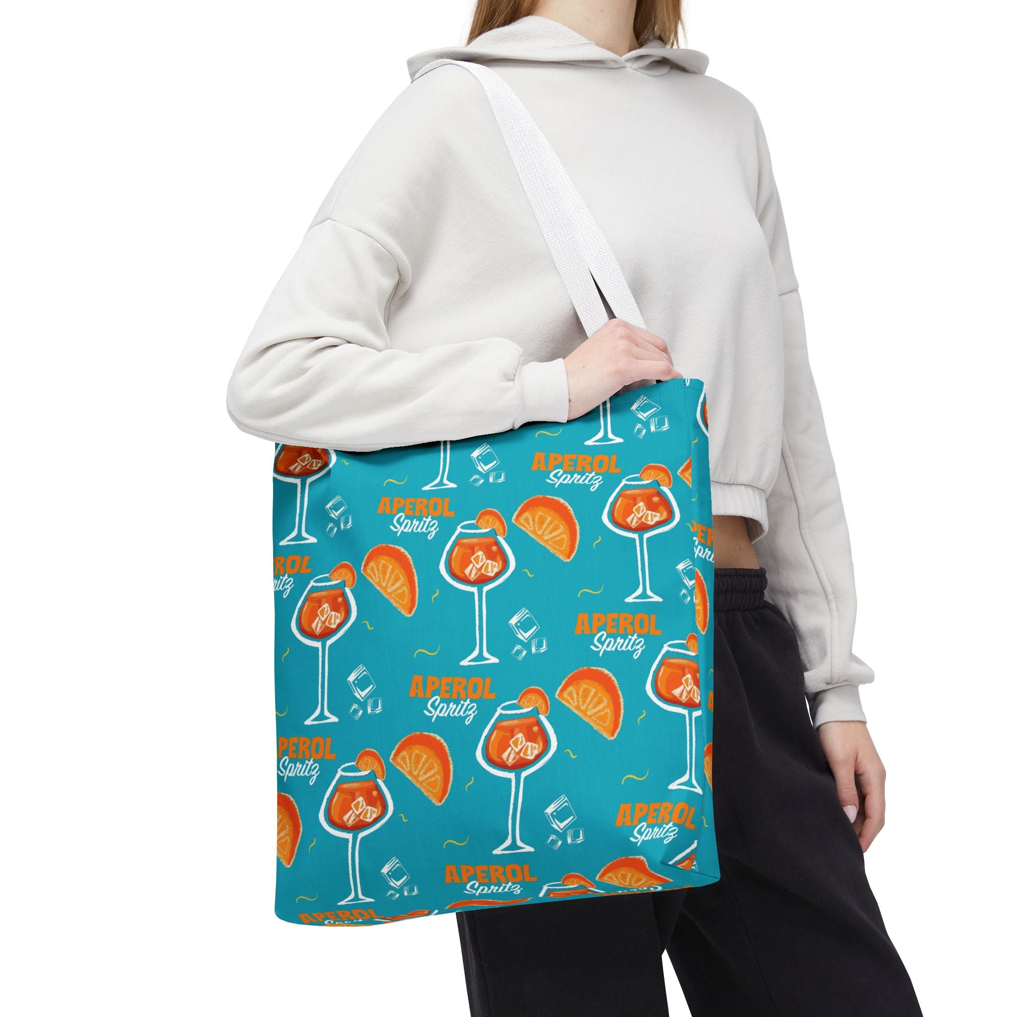 Aperol Spritz Tote Bag — Turquoise Spritz Collection Inspired Design