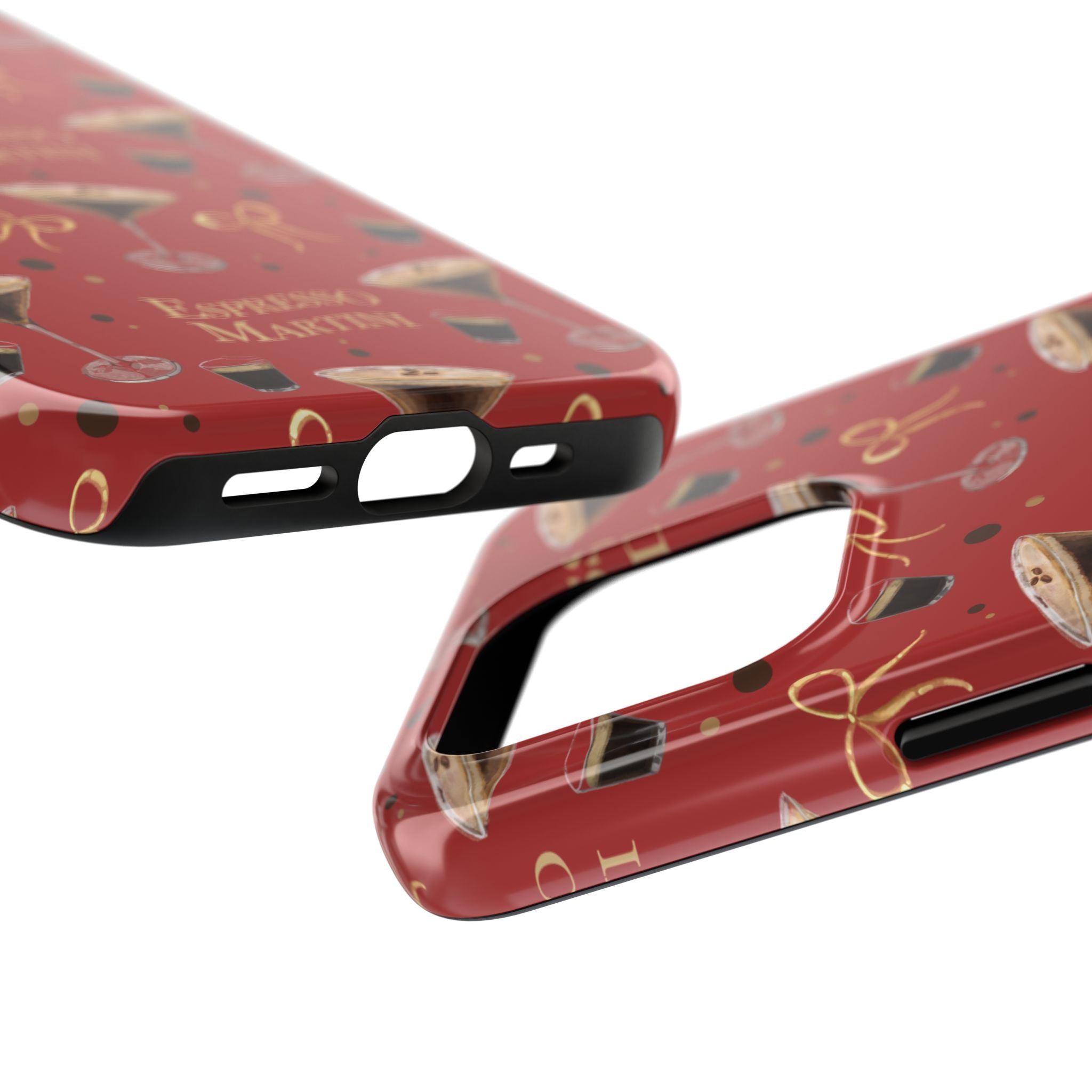 Espresso Martini Tough Phone Case — Red Espresso Collection Inspired Design
