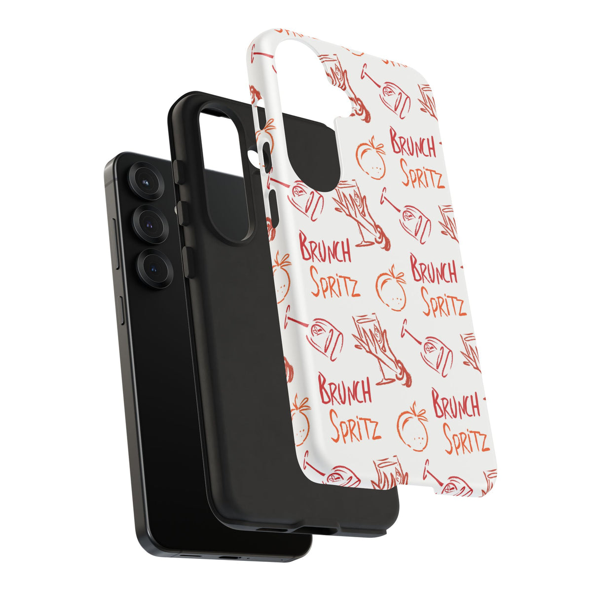 Brunch Spritz Phone Case — Red & Orange Aperol Inspired Design