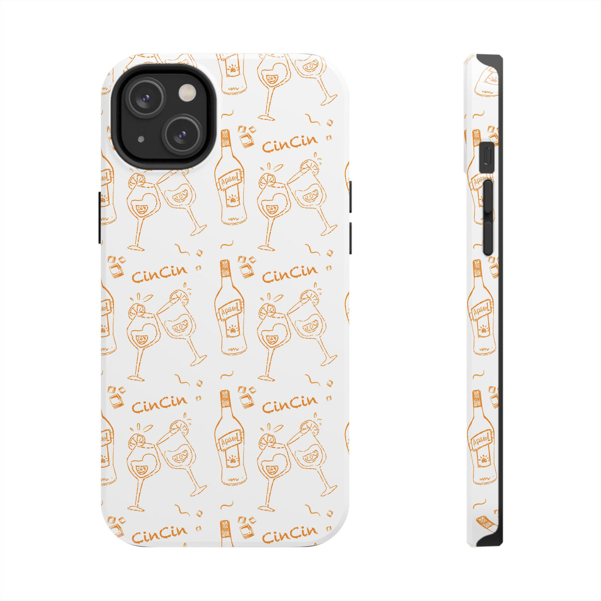 Cin Cin Spritz Tough Phone Case — White Cin Cin Brunch Collection Inspired Design