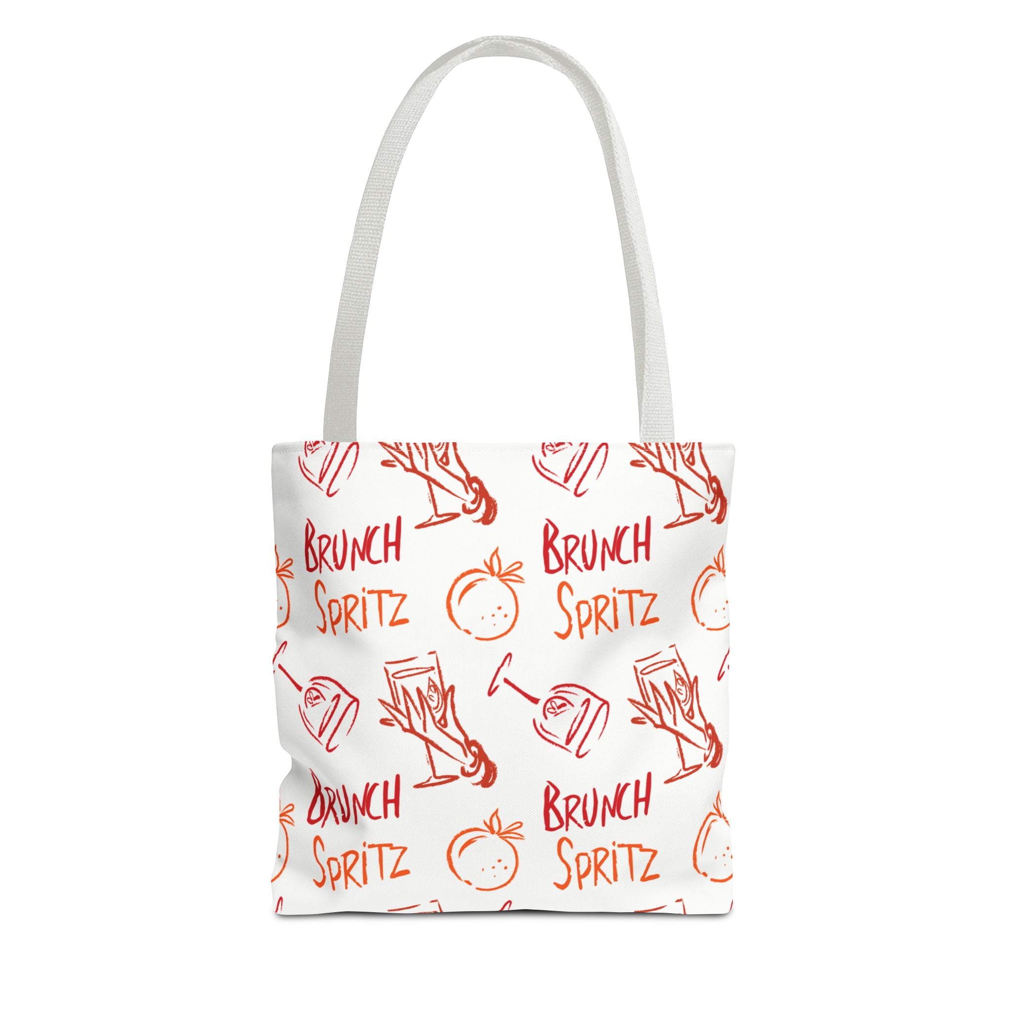 Brunch Spritz Pattern Tote Bag - Citrus All-Over Print