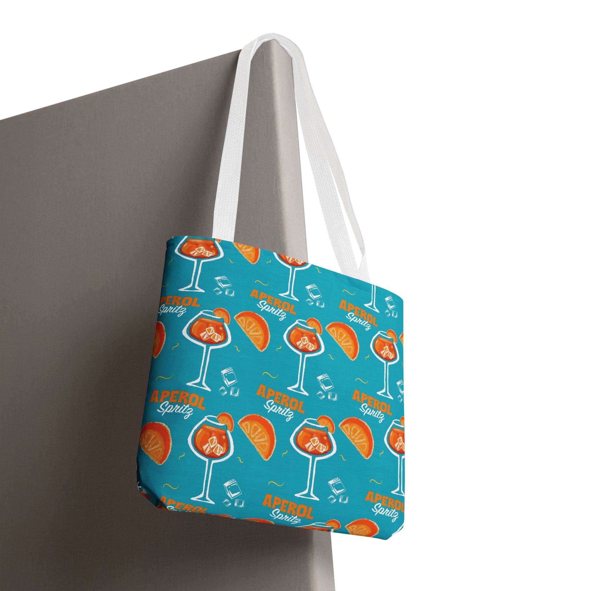 Aperol Spritz Tote Bag — Turquoise Spritz Collection Inspired Design