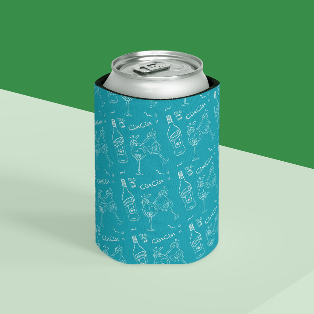 Cin Cin Turquoise Collection Can Cooler — Turquoise Aperol Inspired Design