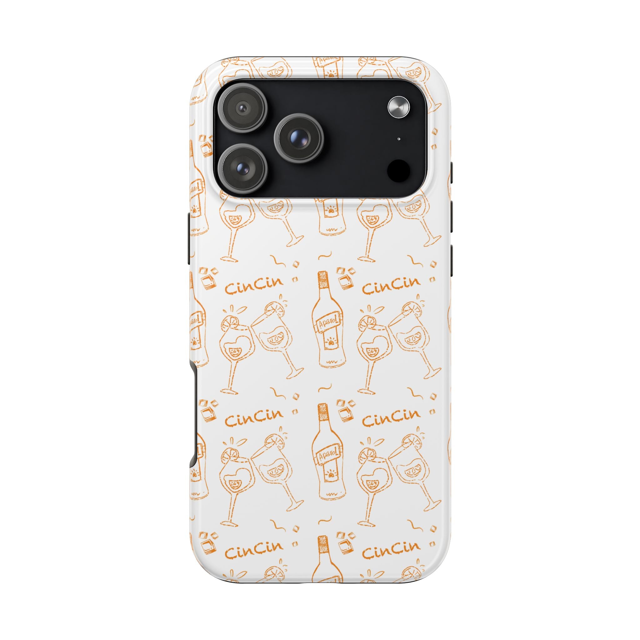 Cin Cin Spritz Tough Phone Case — White Cin Cin Brunch Collection Inspired Design