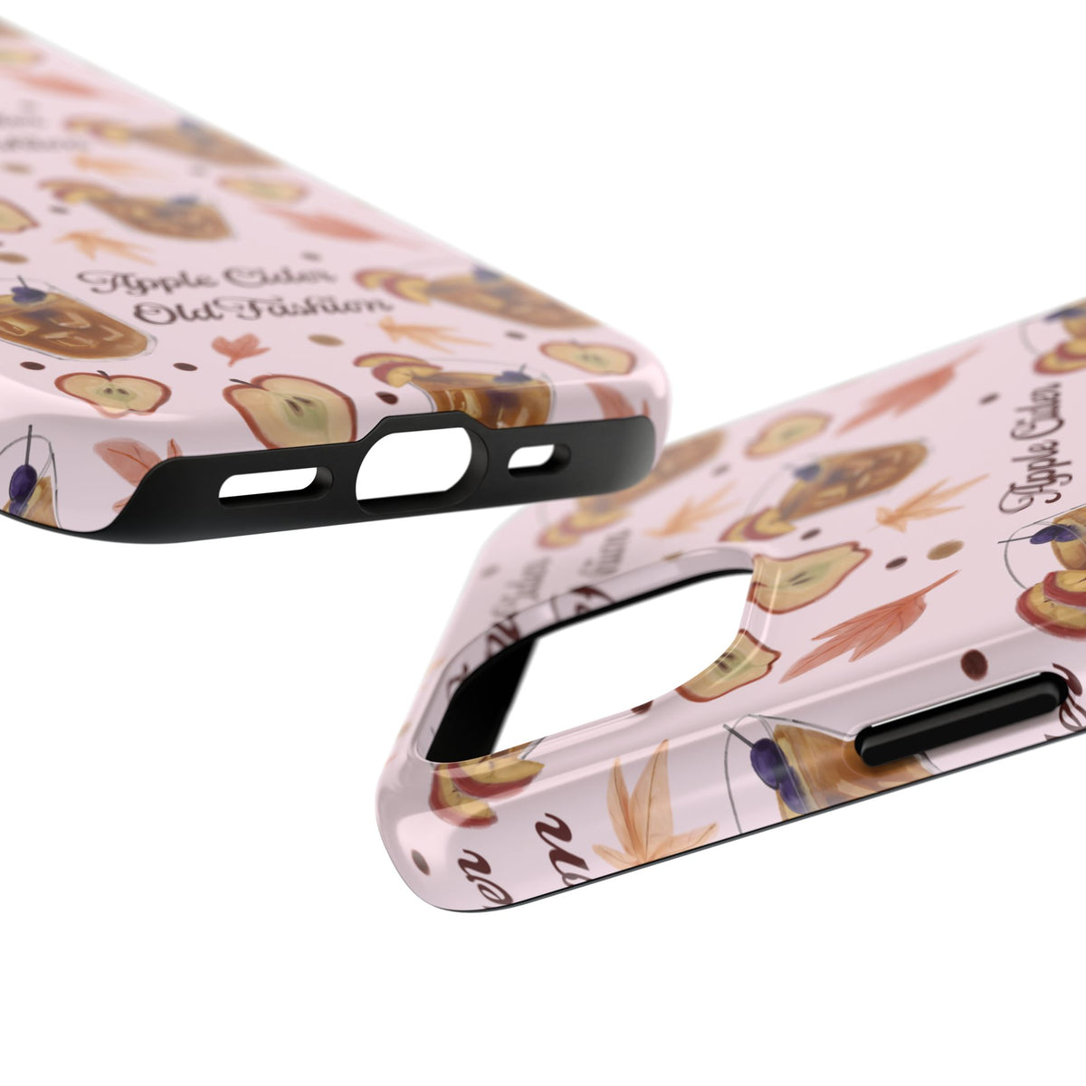 Apple Cider Old Fashioned Tough Phone Case – Light Pink Apple Cider Collection Inspired Design