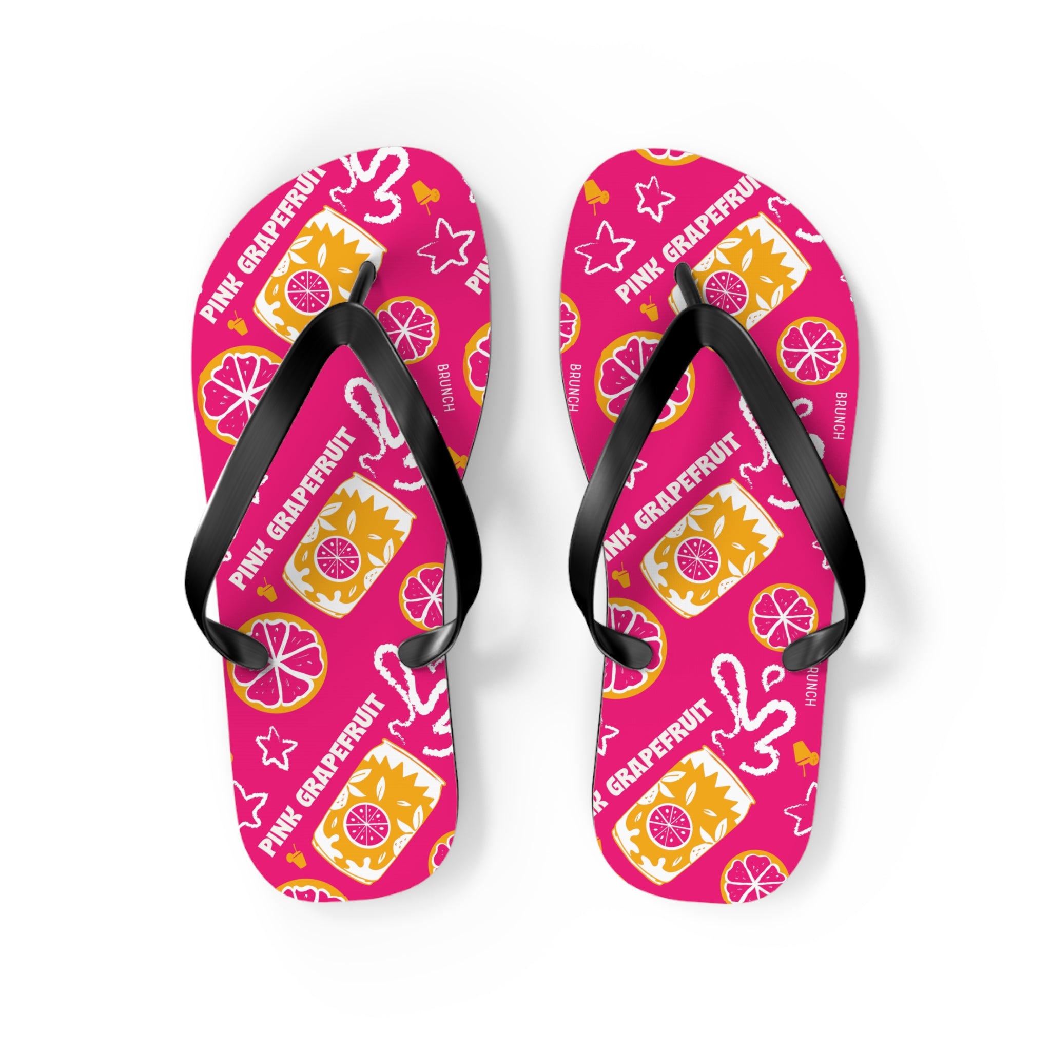Pink Grapefruit Fruit Flip Flops – Pink Grapefruit Collection Inspired Design