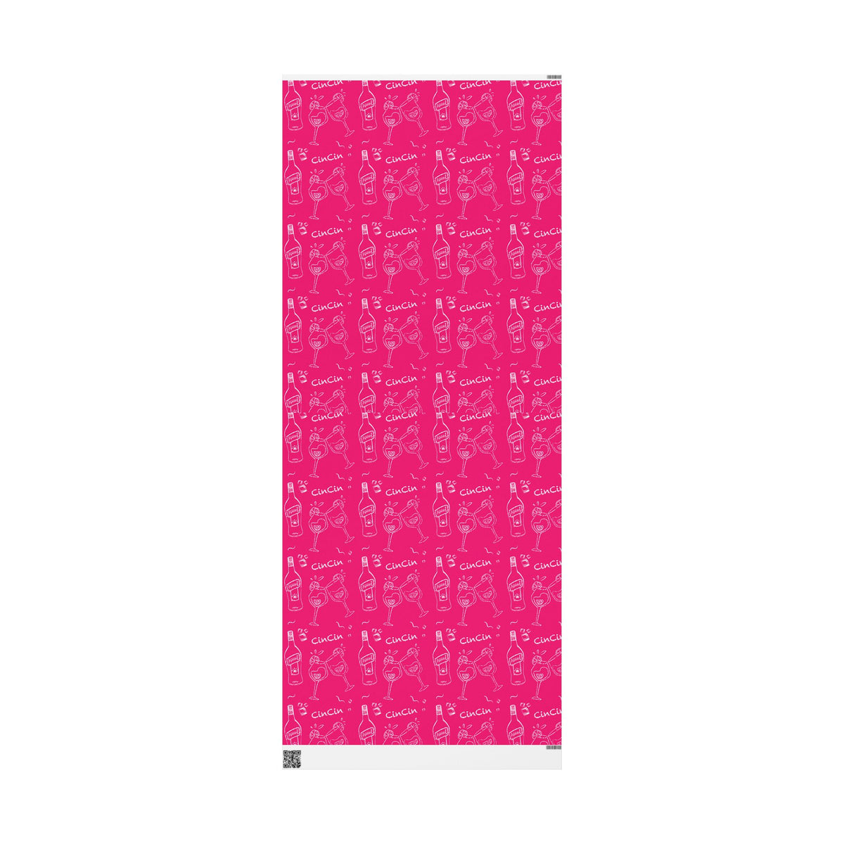 Cin Cin Peel Wrapping Paper Roll — Pink Cin Cin Collection Inspired Design