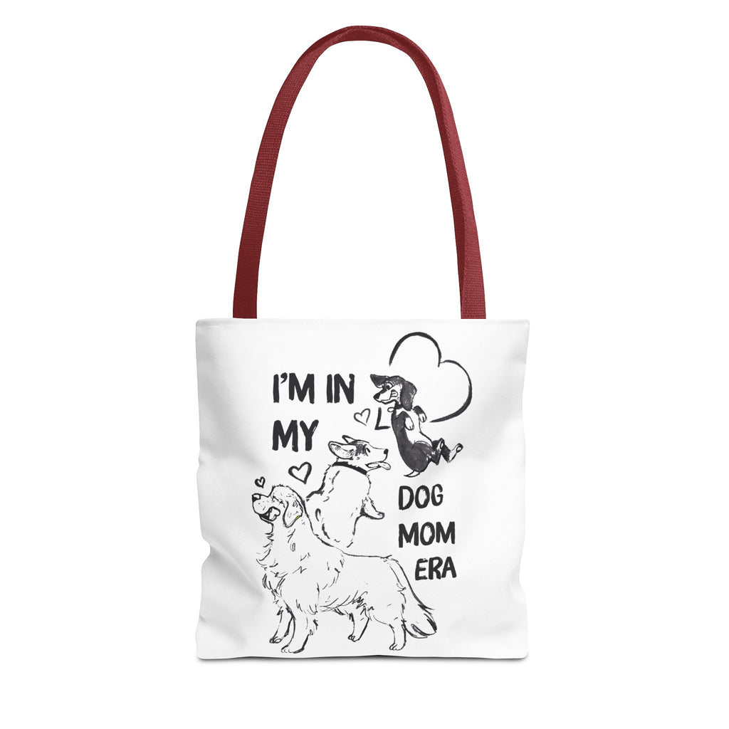 Dog Mom Era Tote Bag – Cute Puppy Tote for Dog Mom | Dog Lover Gift