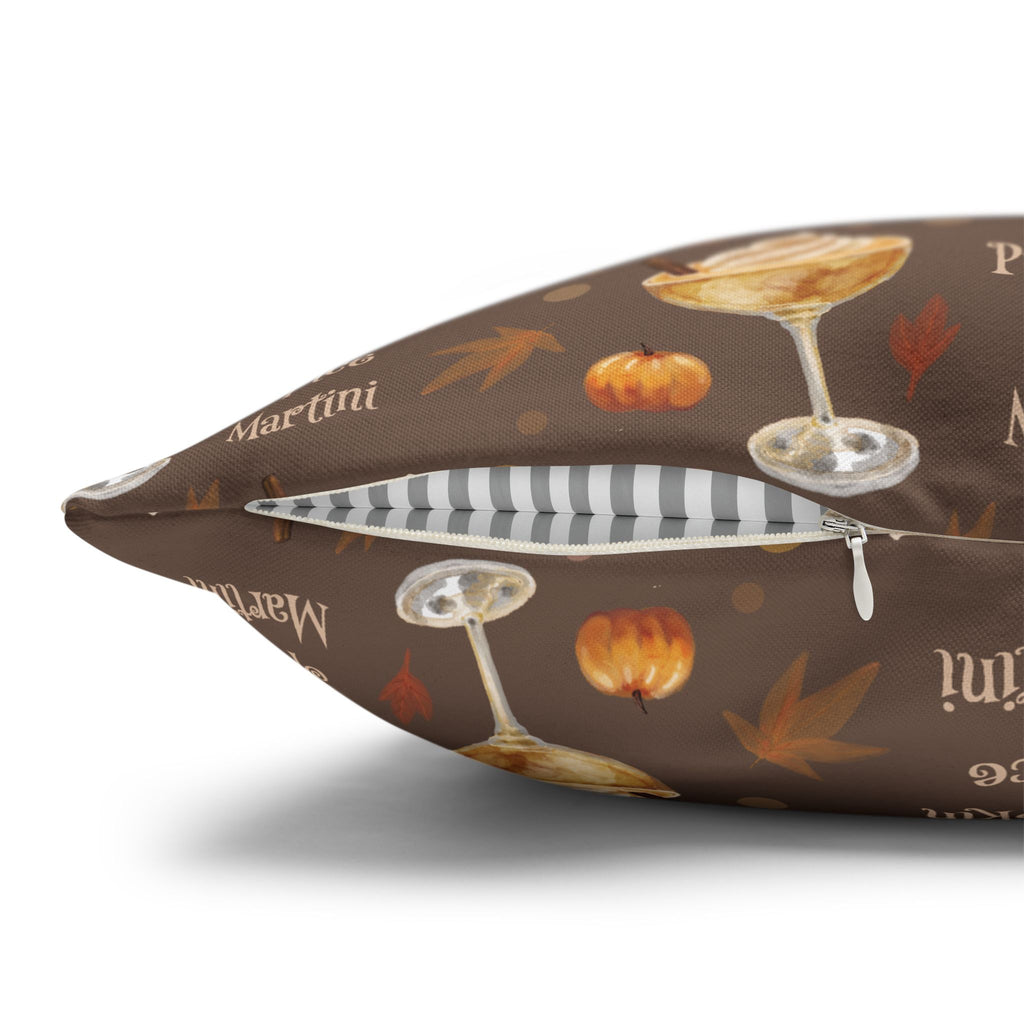 Pumpkin Spice Martini Pillowcase — Brown Pumpkin Collection Inspired Design
