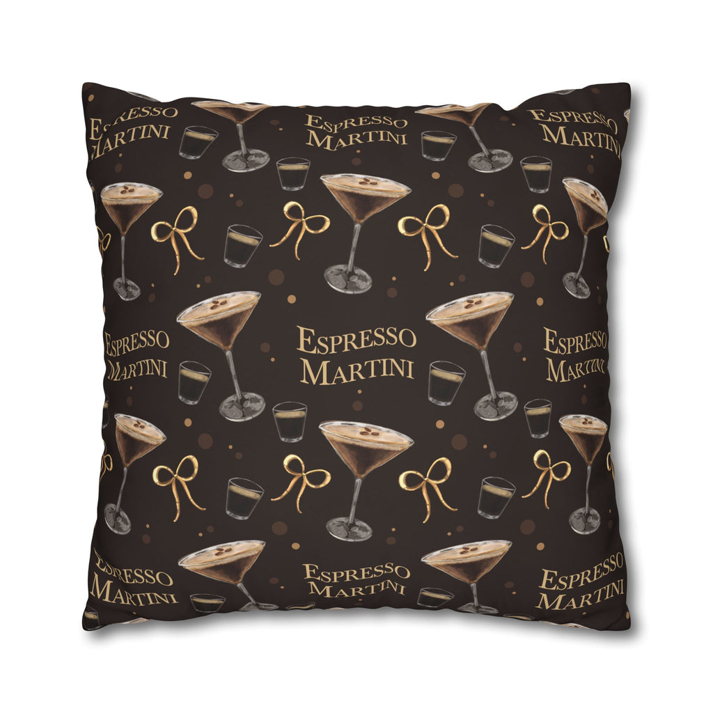 Espresso Martini Pillowcase — Dark Brown Espresso Collection Inspired Design
