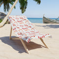 Brunch Spritz Beach Towel — Retro Cocktail Summer Towel