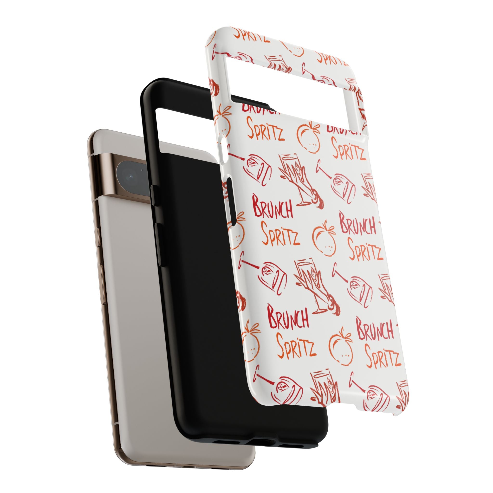 Brunch Spritz Phone Case — Red & Orange Aperol Inspired Design