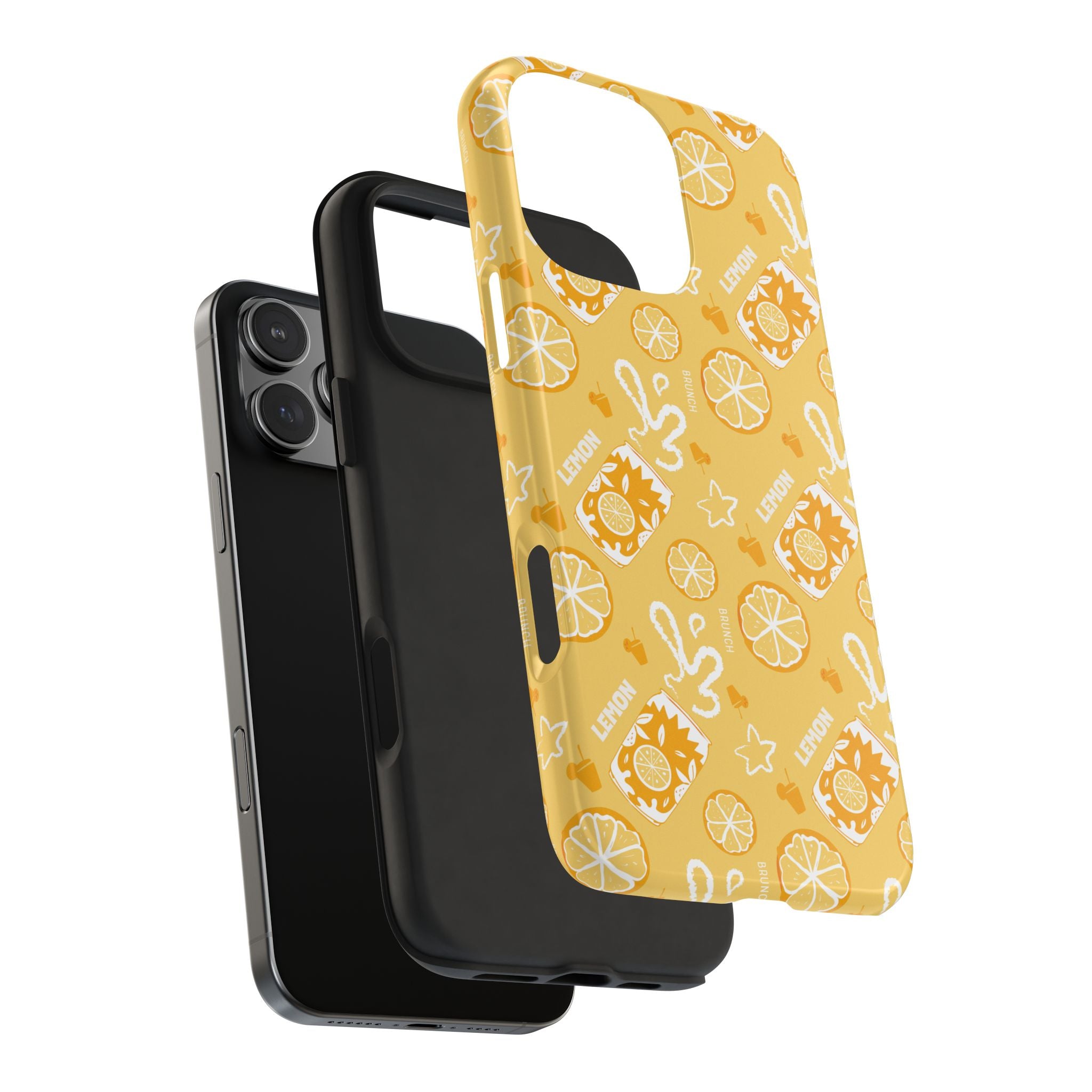 Lemon Brunch Tough Phone Case — Yellow Aperol Inspired Design