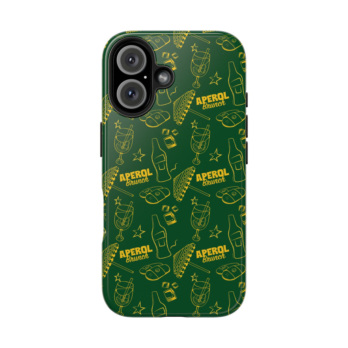 Aperol Brunch Tough Phone Case — Green Aperol Inspired Cover