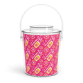 Pink GrapeFruit Fruit Ice Bucket with Tongs — Pink Grapefruit Collection Inspired Design